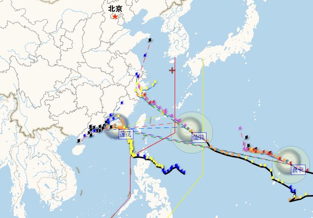 台风来袭最新示意图