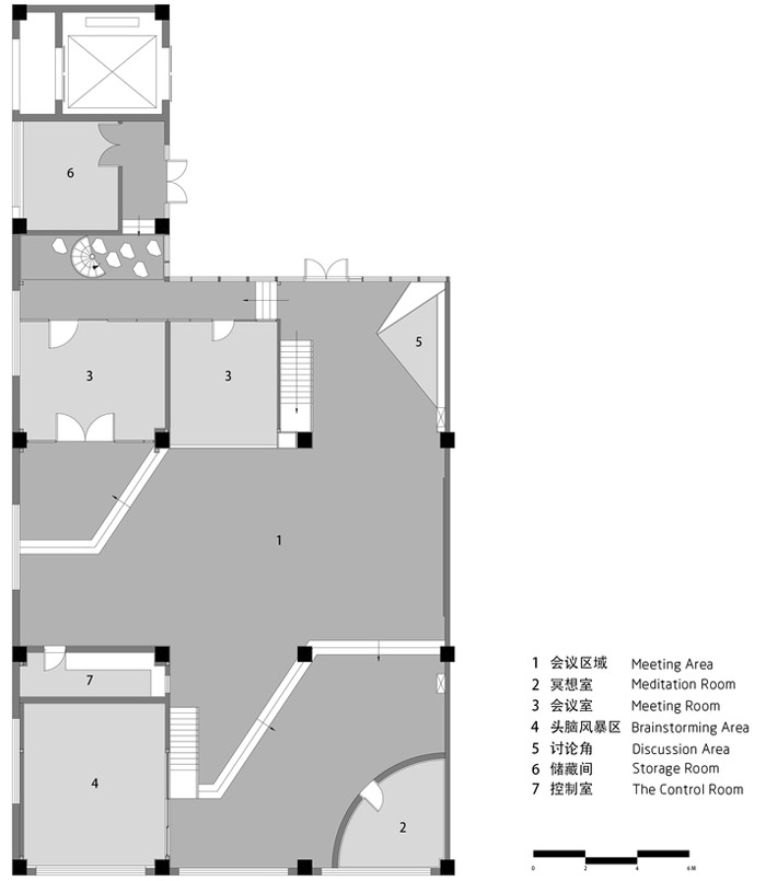 创想实验室装修设计平面图