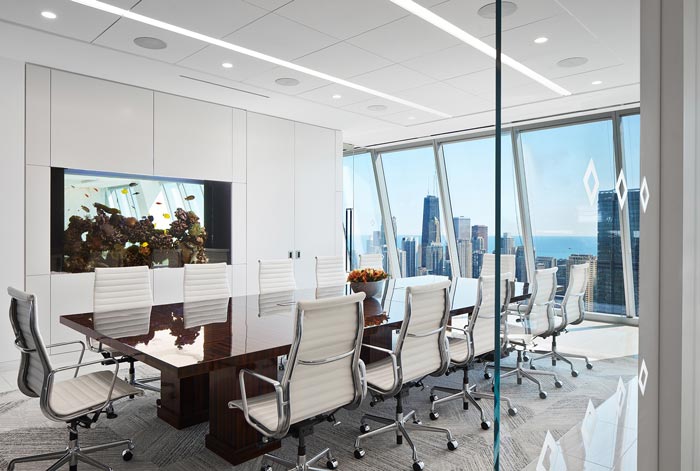 分公司办公室会议室装修设计效果图